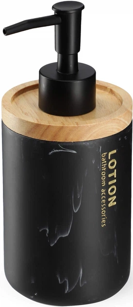 Дозатор для мила Kadax Colmar Чорний (K7933) - зображення 2