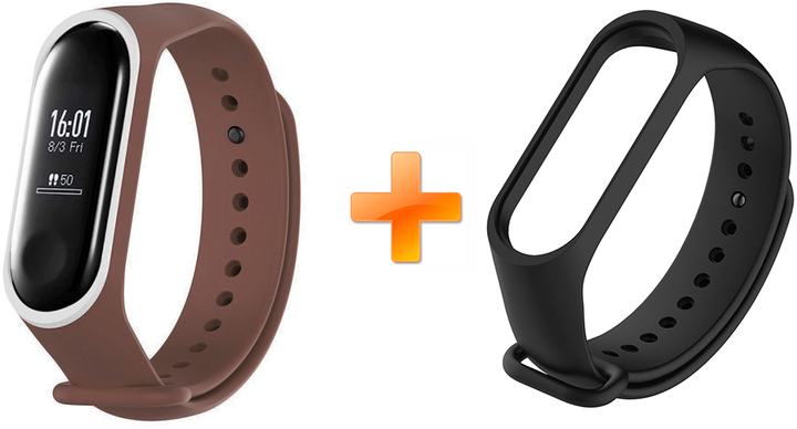 Фітнес-браслет Xiaomi Mi Band 3 Mi Fit V2 Brown/White (MF-5017BW ...