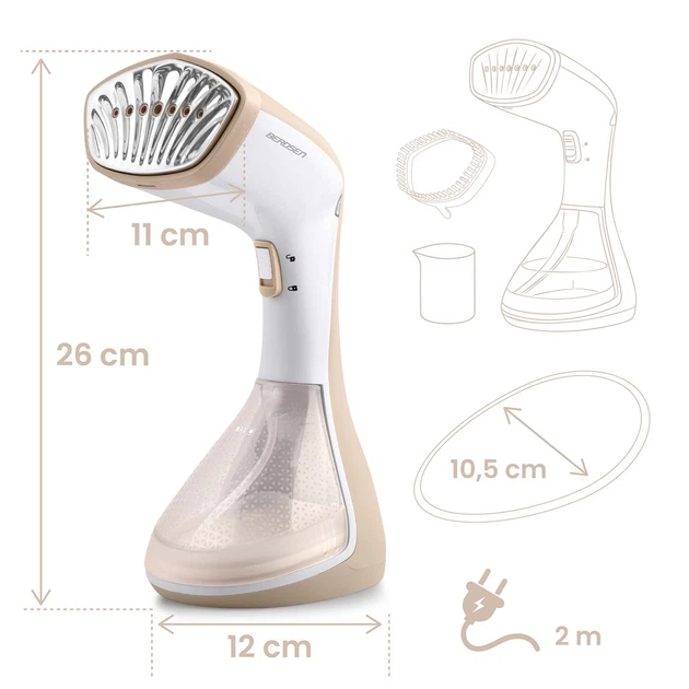 Parownica do ubrań Berdsen BD-311 Beżowa - obraz 2