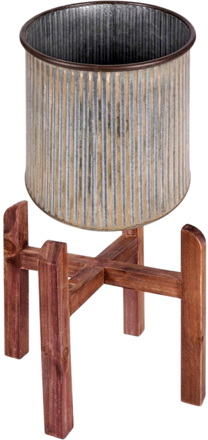 Garnek stalowy na stojaku Vilde 27x39 cm (569579-M) - obraz 2