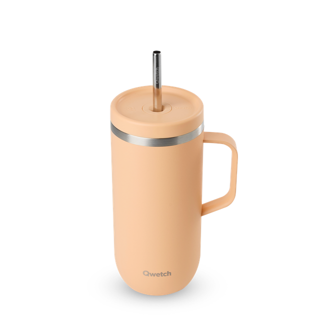 Кухоль (термо) COLD CUP 600 мл. Matt - Abricot (QD3888H) - изображение 2