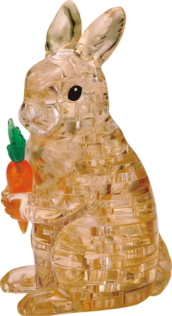 Puzzle 3D Crystal HCM Kinzel Zając 41 element (4018928591780) - obraz 2