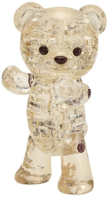 Puzzle 3D Crystal HCM Kinzel Miś Biały 48 elementów (4018928591919) - obraz 3