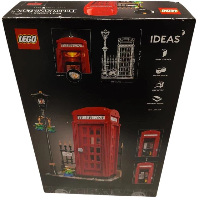 Конструктор LEGO Ideas Червона лондонська телефонна будка 1460 деталей (21347) (955555914527518) - Уцінка - зображення 4