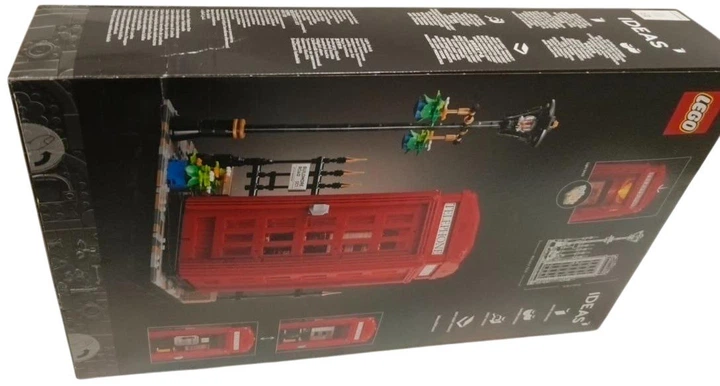 Zestaw klocków LEGO Ideas Czerwona londyńska budka telefoniczna 1460 elementów (21347) (955555915128001) - Outlet - obraz 4