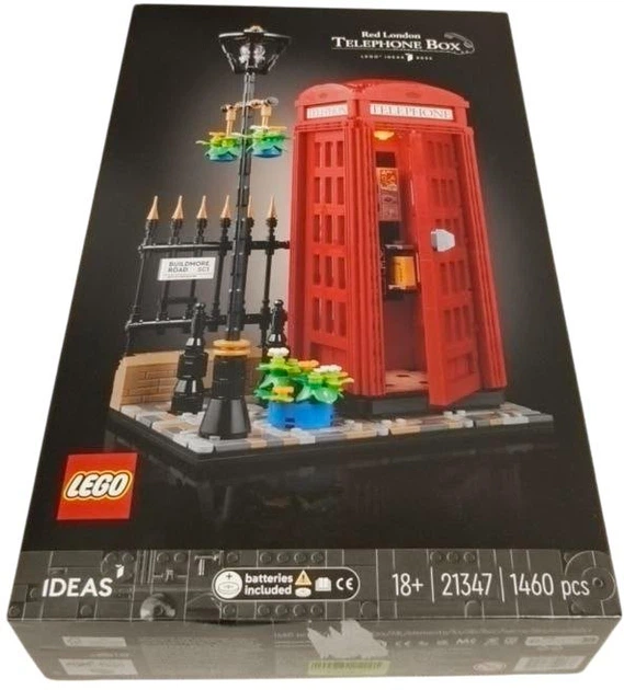 Zestaw klocków LEGO Ideas Czerwona londyńska budka telefoniczna 1460 elementów (21347) (955555915128001) - Outlet - obraz 5