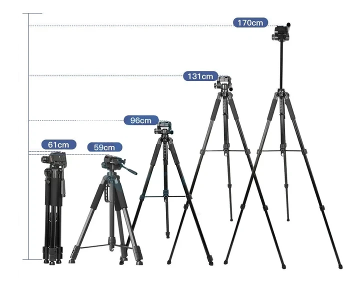 Профессиональный штатив трипод для фотоаппаратов и видеокамер SL-3600 + видеоголовка - изображение 3