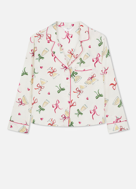 Сатинова пижамна рубашка Boyfriend Primark XXS для дома и сна Молочный (8689) - изображение 5
