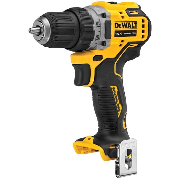 Дриль-шурупокрут DeWALT, безщітковий, безударний, XR Li-Ion12В, 2 Аг, 57.5Нм, 425-1500 об./хв, патрон 10 мм швідк. (DCD701N) - Фото 1 Дриль-шурупокрут DeWALT, безщітковий, безударний, XR Li-Ion12В, 2 Аг, 57.5Нм, 425-1500 об./хв, патрон 10 мм швідк. (DCD701N) - зображення 1