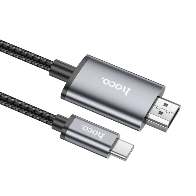 Кабель Hoco UA27 Type-C to HD TV 2m сірий - зображення 4