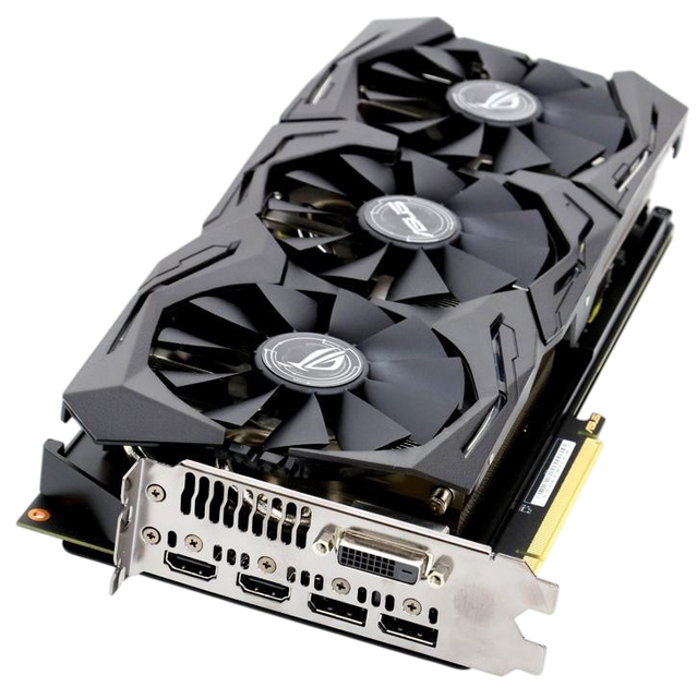 Відеокарта AMD Radeon RX Vega 64 8GB Asus ROG Strix Gaming (ROG-STRIX-RXVEGA64-8G-GAMING) Б/В - Фото 3 Відеокарта AMD Radeon RX Vega 64 8GB Asus ROG Strix Gaming (ROG-STRIX-RXVEGA64-8G-GAMING) Б/В - зображення 3