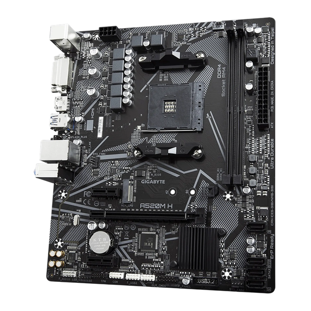 Материнська плата Gigabyte A520M K V2 Socket AM4 (A520M K V2) Б/В - зображення 2