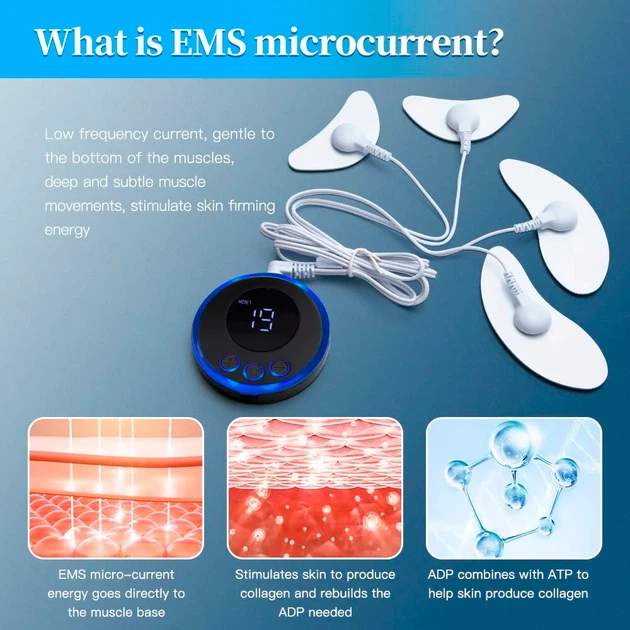 Микротоковый массажер V-shaped EMS для лица с лифтинг эффектом Черный - изображение 7