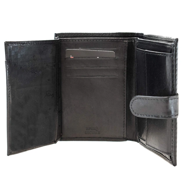 Портмоне чоловіче шкіряне Semi Line RFID Black (P8270-0) - зображення 5