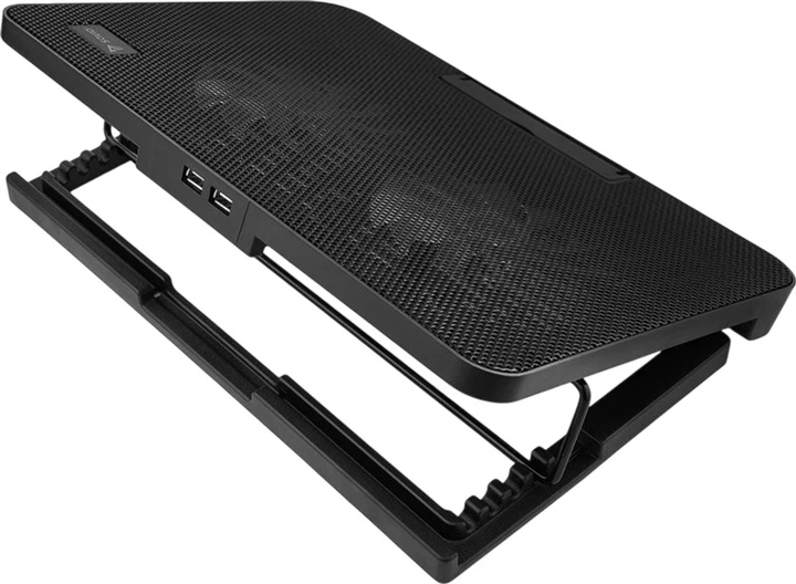 Podstawka chłodząca do laptopa Savio COS-02 Black (5901986048473) - obraz 3