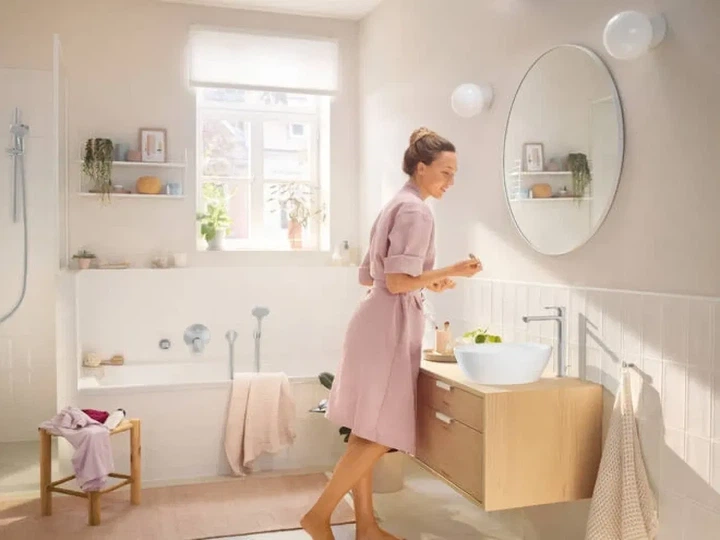 Змішувач hansgrohe Rebris S CoolStart EcoSmart+ для раковини зі зливним гарнітуром, хром 72590000 - изображение 5