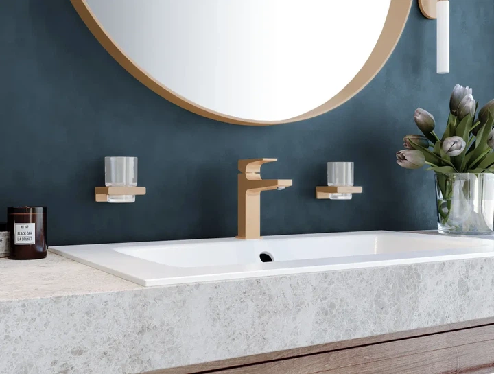 Змішувач hansgrohe Metropol для раковини із зливним клапаном Push-Open 32507140 бронза - зображення 5