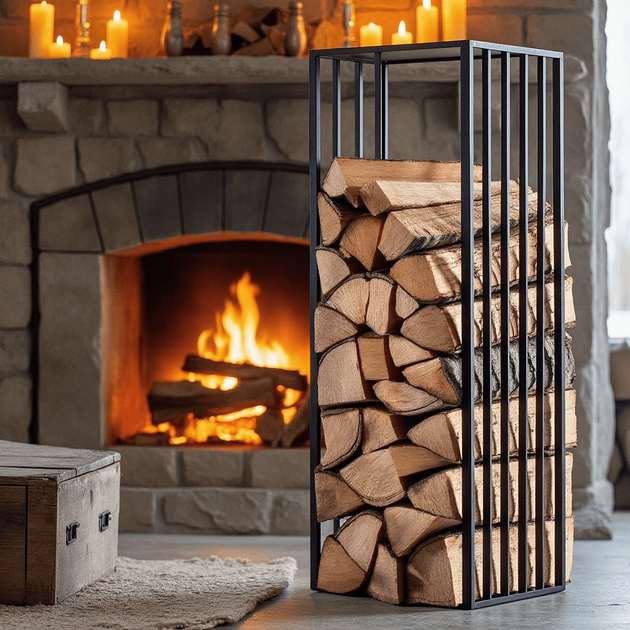 Stojak na drewno kominkowe Kadax Granze K11357 - obraz 10