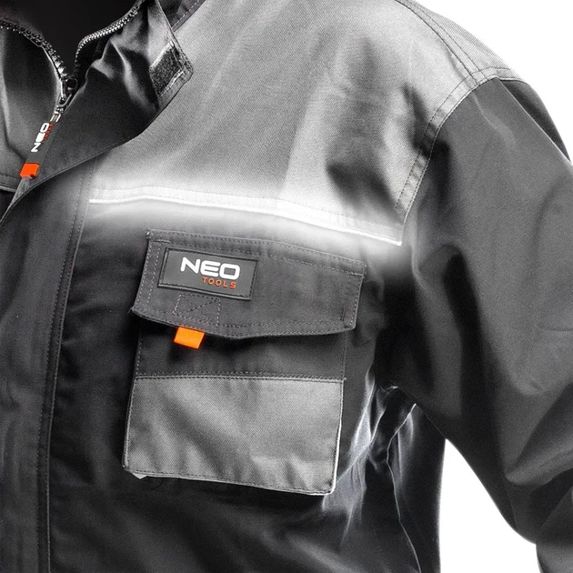 Комбінезон робочий Neo Tools HD, посилення тканиною Oxford, відсік для наколінників, потрійний шов, (00133575) - изображение 6