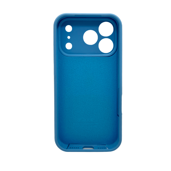 Захисний чохол-накладка Silicone Full Case AA Camera Protect для Apple iPhone 17 Pro Max Cornflower (FullAAi17PM-49) - зображення 2