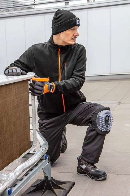 Кофта робоча Neo Tools Outdoor, флісова, 300г/м кв, на блискавці, XXL(58), чорний (00133596) - изображение 2