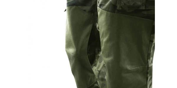 Штани робочі Neo Tools Camo, відсік для наколінників, потрійний шов, візерунок моро, S(48), камуфляж (00133997) - изображение 4