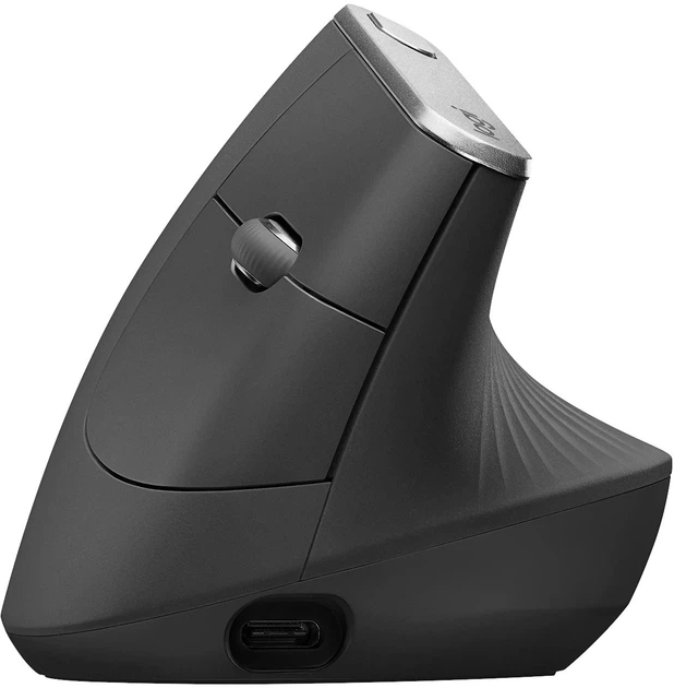 Mysz Logitech Ergo MX Vertical Graphite (910-005448) (2516LV157WC9) - Outlet - obraz 3