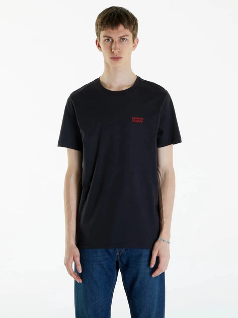 Zestaw koszulek męskich bawełnianych Levi's 79681-0026 L 2 szt. Biały/Czarny (955555913215800) - Outlet - obraz 4