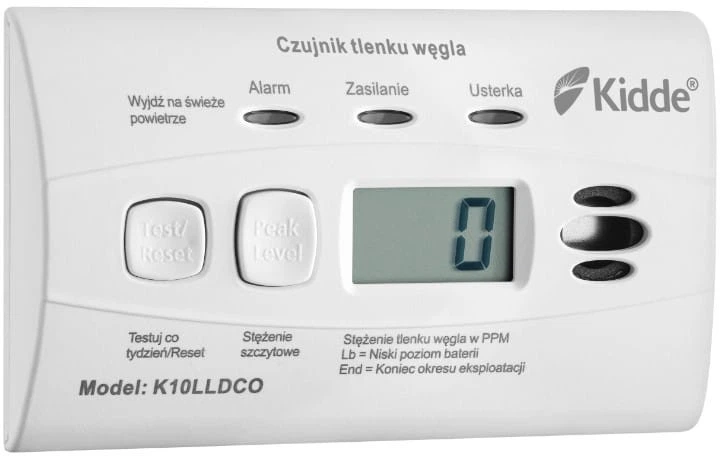 Czujnik czadu Kidde K10LLDCO (KID-K10LLDCO) (955555914478308) - Outlet - obraz 2