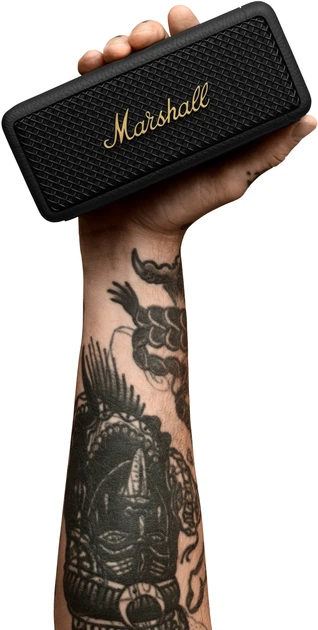 Głośnik przenośny Marshall Portable Speaker Emberton II Black and Brass (7340055391368) (955555909899971) - Outlet - obraz 9