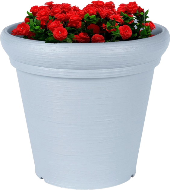 Doniczka ogrodowa Vilde 38x34 cm Szara (339500) - obraz 4