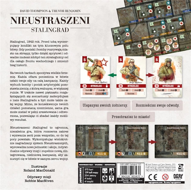 Gra planszowa Ogry Games Nieustraszeni: Stalingrad (5904326903470) - зображення 5