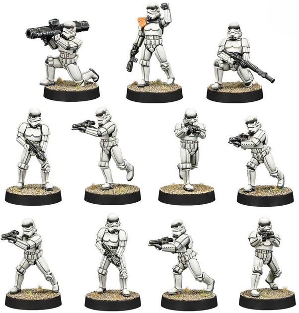 Доповнення до настільної гри Atomic Mass Games Star Wars Legion 2.0: Стартовий набір Галактичної Імперії (англійське видання) SWQ02 (841333132033) - зображення 3