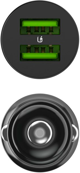 Ładowarka samochodowa Green Cell PowerRide Nano 36W 2 x USB-A PD 3.0 Black (CADM-GC-36AA) - obraz 4