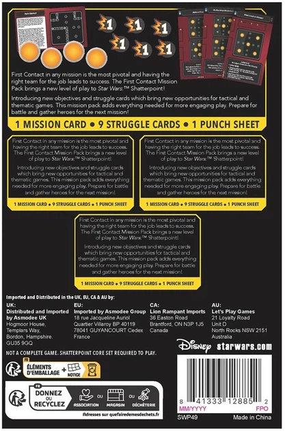 Доповнення до настільної гри Atomic Mass Games Star Wars Shatterpoint: Місія «Перший контакт» (англійське видання) SWP49 (841333128852) - зображення 2