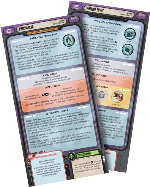 Настільна гра Rebel The Mandalorian: Пригоди — Клан двох UG06PL (841333132439) - зображення 5