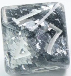 Zestaw kostek do gry Gamegenic Candy-like Blackberry (4251715405031) - obraz 9