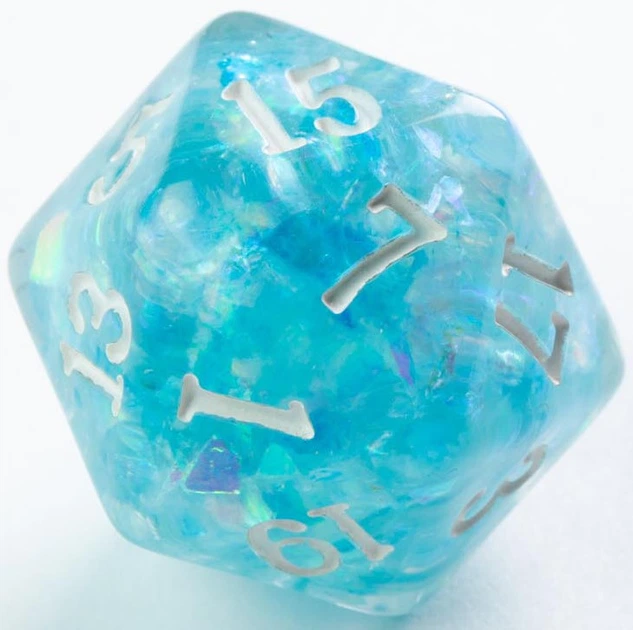 Zestaw kostek do gry Gamegenic Candy-like Blueberry (4251715405017) - obraz 6