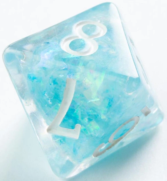 Zestaw kostek do gry Gamegenic Candy-like Blueberry (4251715405017) - obraz 9