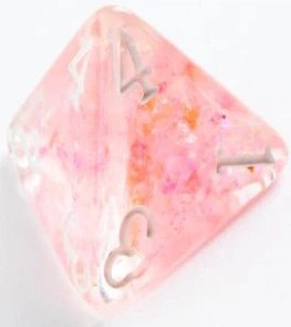 Zestaw kostek do gry Gamegenic Candy-like Peach (4251715404997) - obraz 8