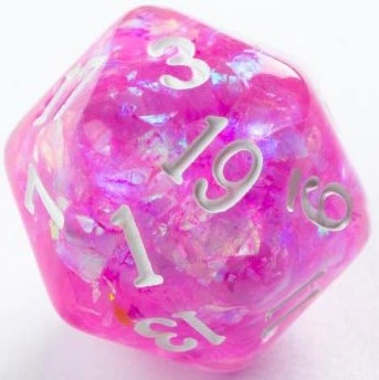 Zestaw kostek do gry Gamegenic Candy-like Raspberry (4251715404973) - obraz 4