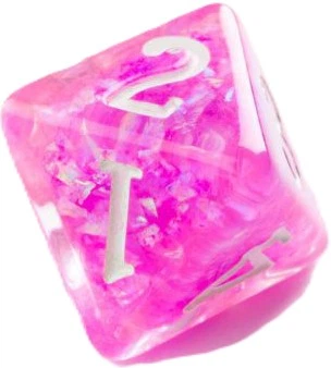 Zestaw kostek do gry Gamegenic Candy-like Raspberry (4251715404973) - obraz 8