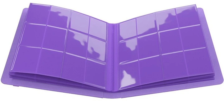 Album na karty Gamegenic Prime 24-Pocket zamykany na gumkę Purple (4251715416167) - obraz 3