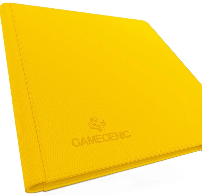 Album na karty Gamegenic Prime 24-Pocket zamykany na gumkę Yellow (4251715416174) - obraz 5