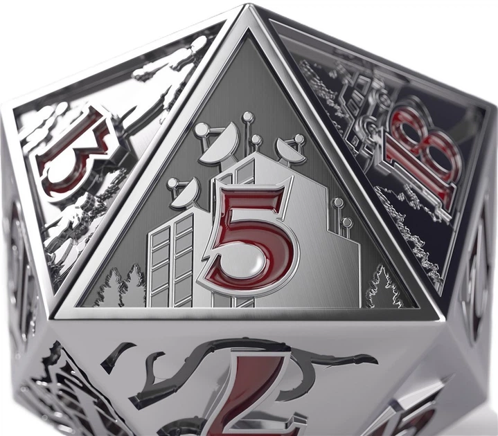 Kostka do gry Gamegenic Stranger Things D20 Hellfire club (4251715405413) - obraz 6