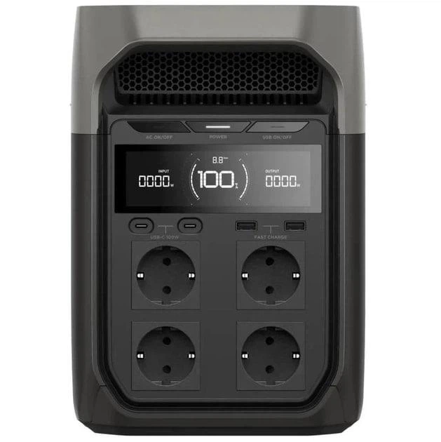 Зарядна станція EcoFlow DELTA 3 EU / 1800 Вт / 1024 Вт⋅год / LiFePO4 (EFDELTA3-EU) - Фото 2 Зарядна станція EcoFlow DELTA 3 EU / 1800 Вт / 1024 Вт⋅год / LiFePO4 (EFDELTA3-EU) - зображення 2