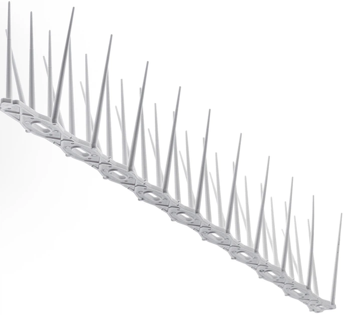 Шипи для відлякування птахів Kadax Dierre 12 шт Білі (K10040) - зображення 2