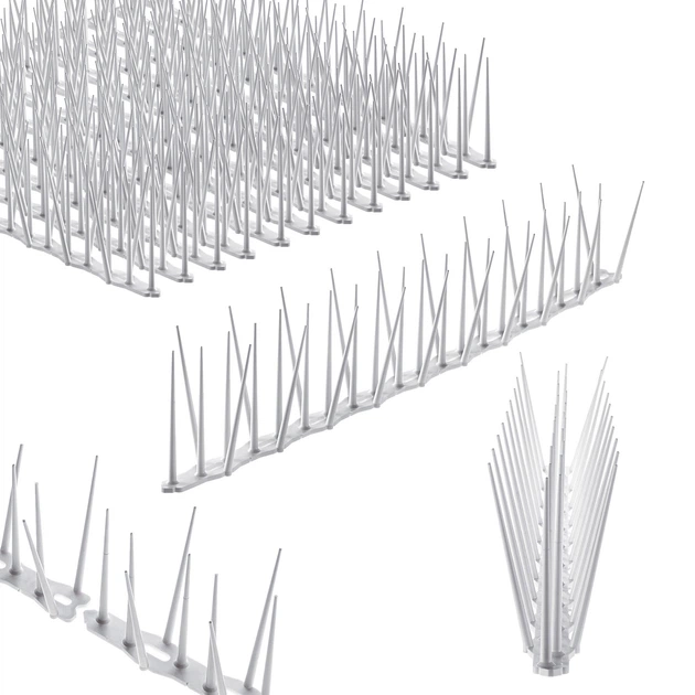 Шипи для відлякування птахів Kadax Dierre 12 шт Білі (K10040) - зображення 4