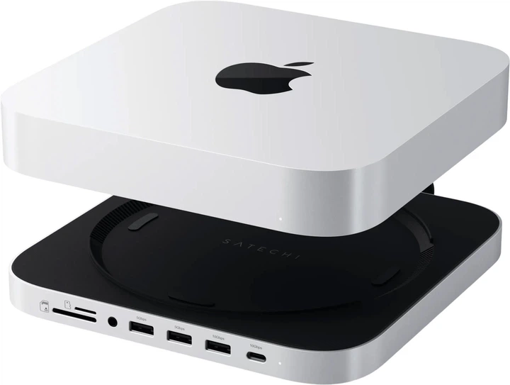 Док-станція Satechi Stand & Hub for  Mac Mini USB-C (ST-GNMMES) - зображення 4