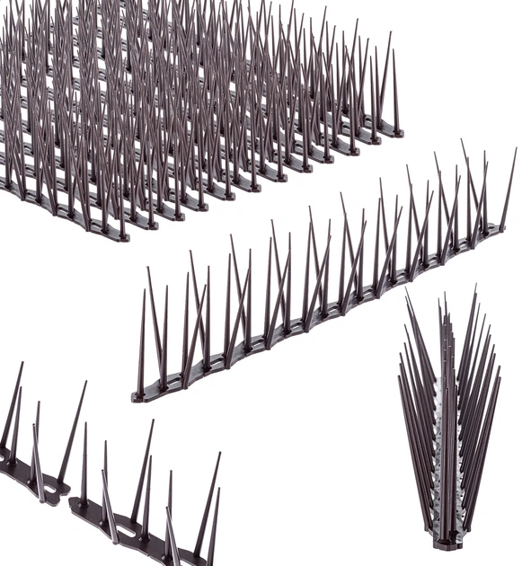 Шипи для відлякування птахів Kadax Dierre 12 шт Коричневі (K10045) - зображення 4